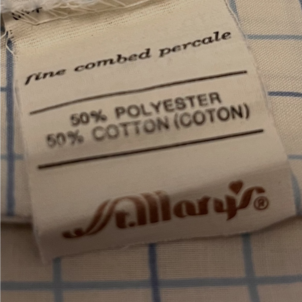 2 Vintage St Mary’s Percale Embroidered Pillowcases - Picture 15 of 15